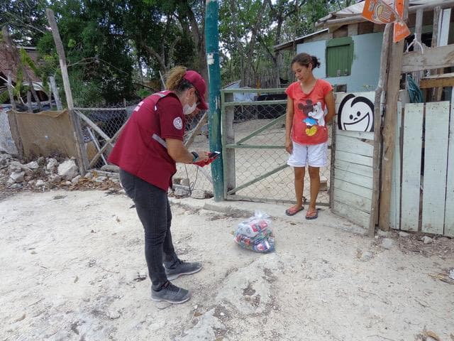 Llegan apoyos alimentarios a In House y Las Torres en Solidaridad
