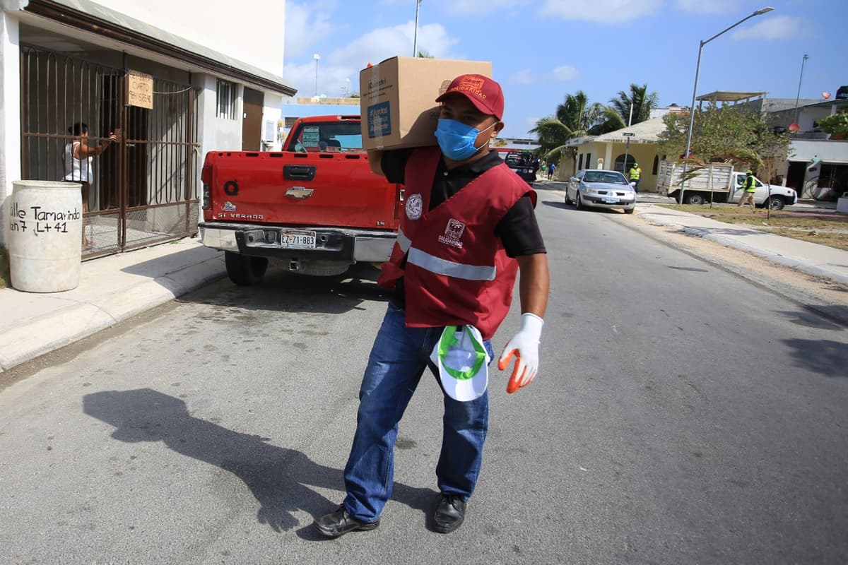 Llega el apoyo alimentario a familias de Villamar 1 y 2