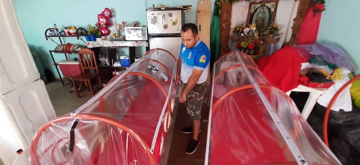 Enfermero de Chetumal crea cápsulas que podrían evitar contagios