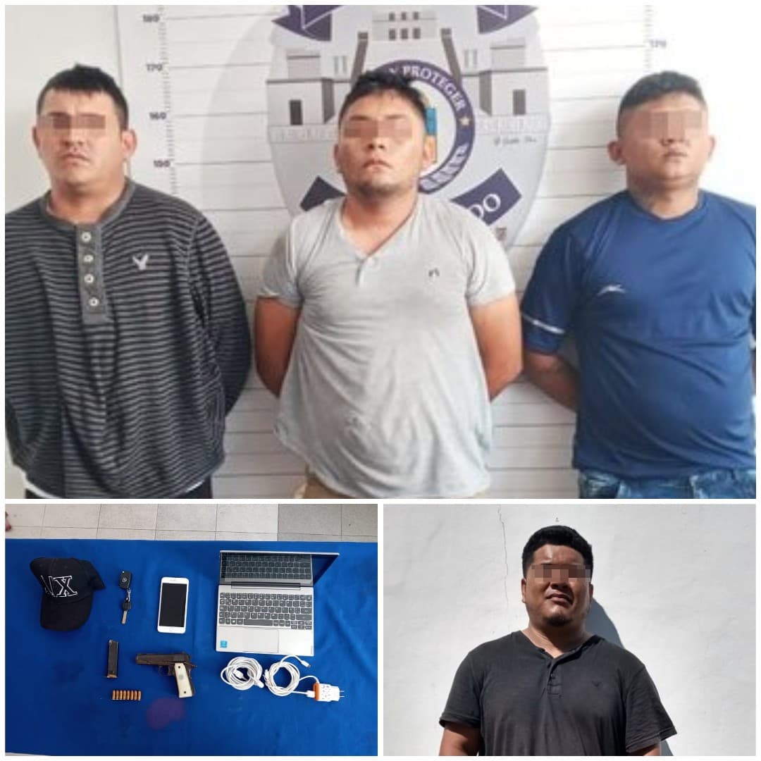 Detienen a balazos a asaltantes de frutería en Cancún