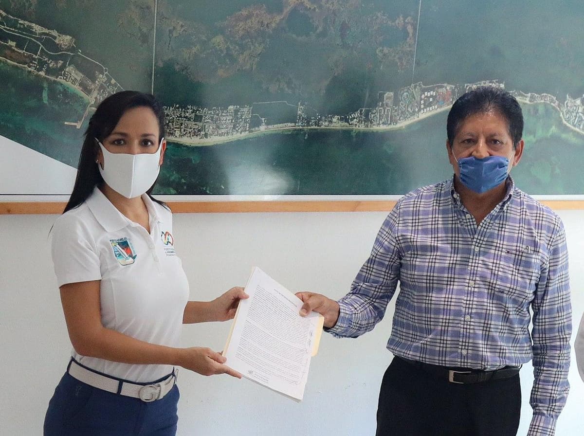 Día histórico: concreta Laura Fernández municipalización de la zona urbana de Puerto Morelos