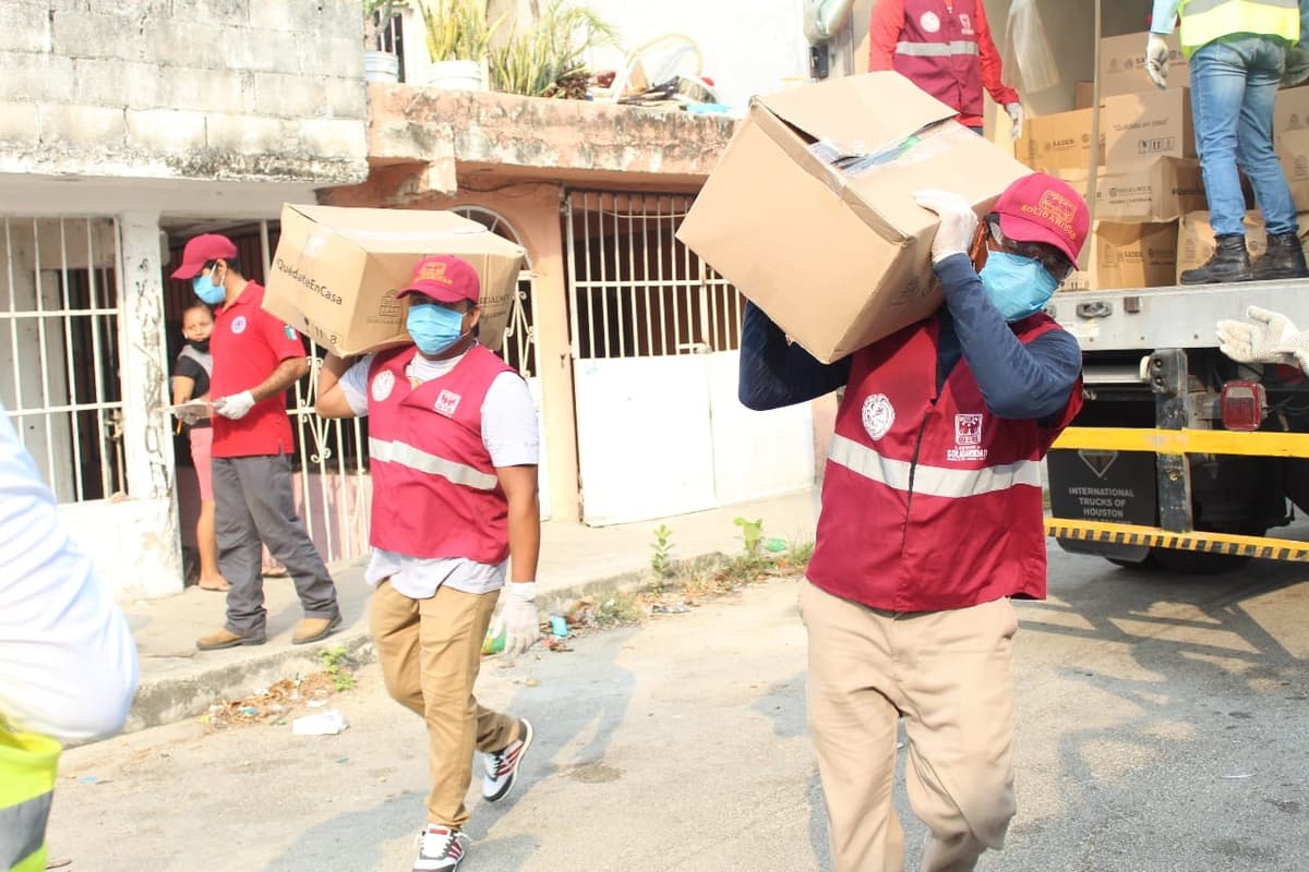 Se han entregado más de 100 mil despensas a familias de Solidaridad