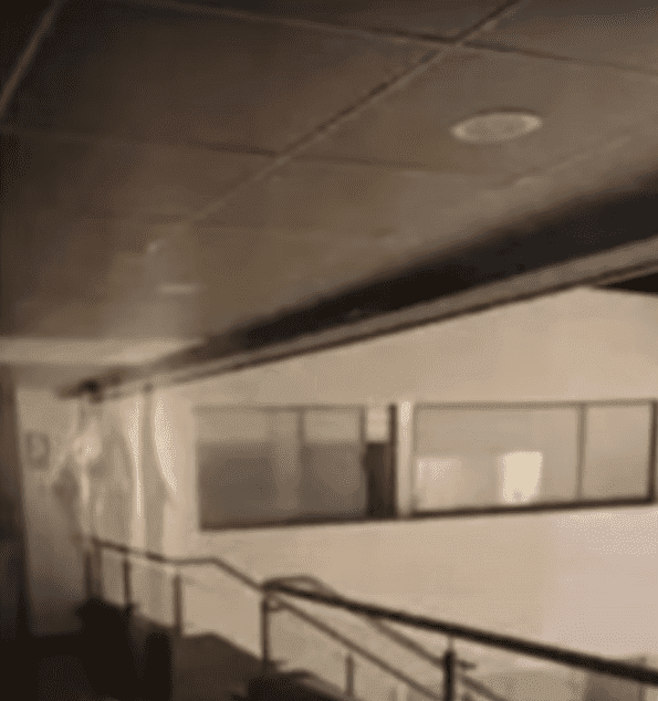 FOTOS: Captan 'aparición de la virgen María' ante enfermos de coronavirus en un hospital