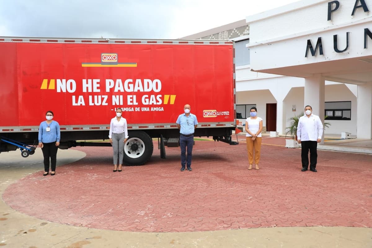 Oxxo se suman al apoyo alimentario a través del gobierno de Solidaridad