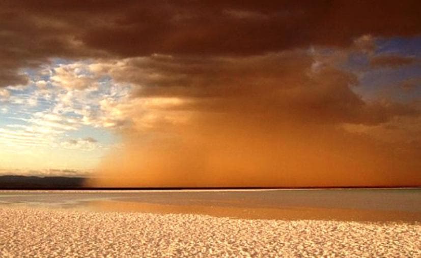 Justo ahora arriban polvos del Desierto del Sahara a Quintana Roo en breve llegarán a Yucatán