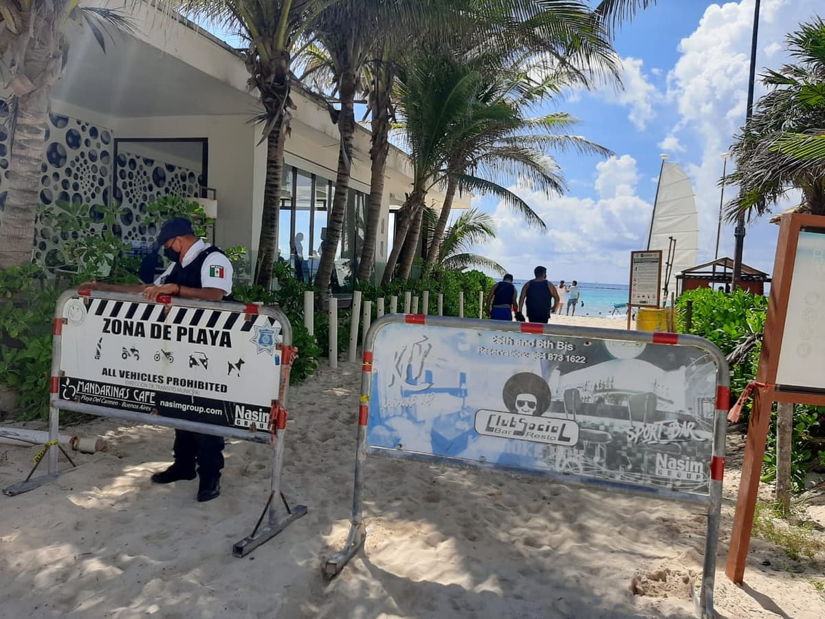 Supervisan que gente no ingrese a las costas de Solidaridad para evitar contagios