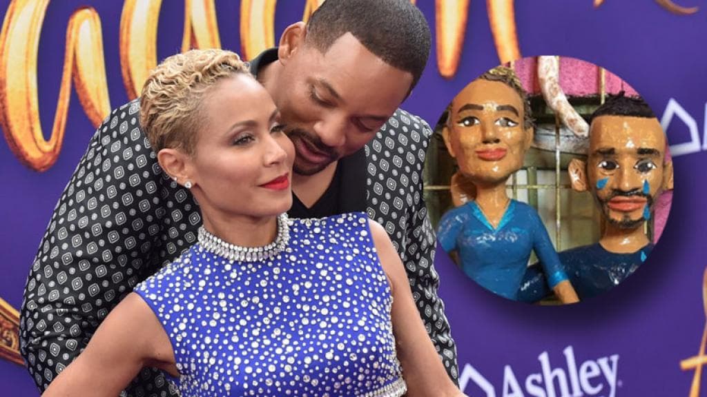 Elaboran piñata de Will Smith tras escándalo por infidelidad de Jada Pinkett