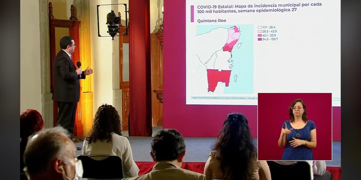 Quintana Roo sigue concentrando más casos de Covid-19 en la zona sur