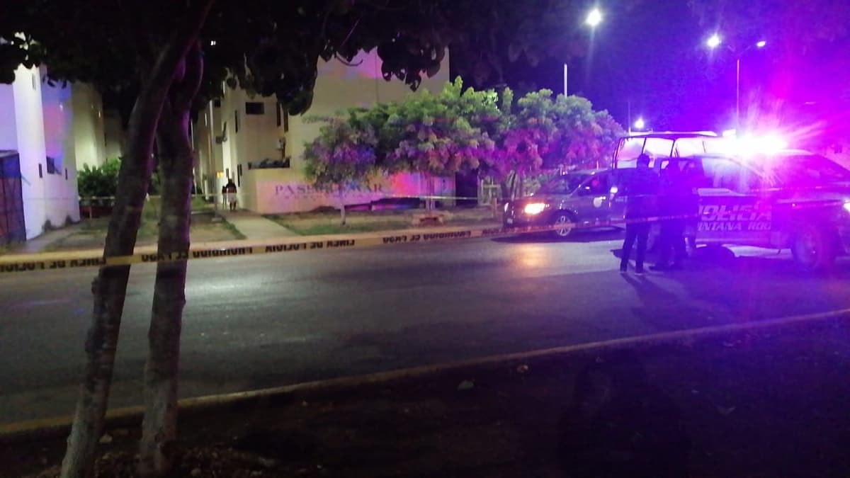 Reportan apuñalado en Paseos del Mar en Cancún