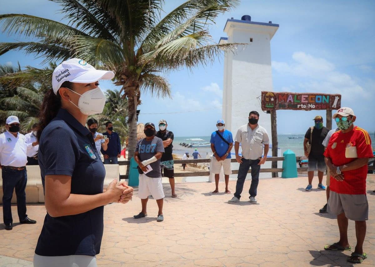 Apoyan a náuticos de Puerto Morelos para reactivar sus embarcaciones