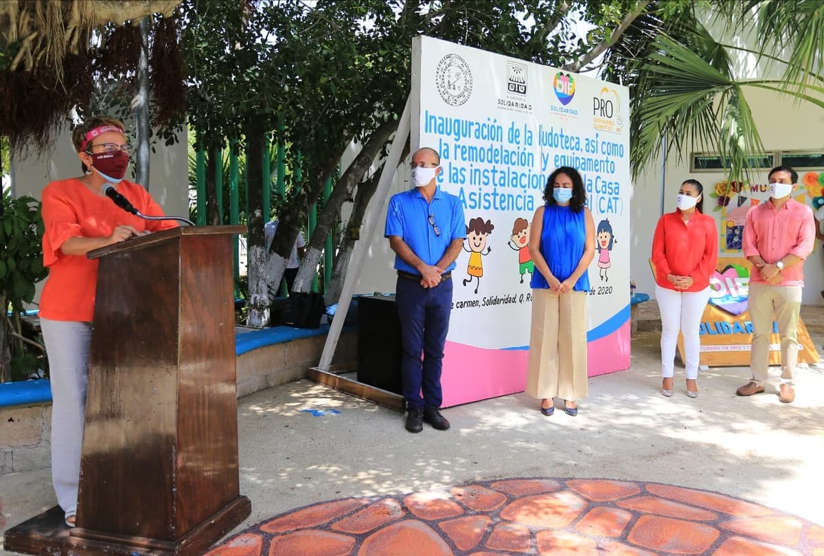 Inauguran ludoteca en CAT del DIF Solidaridad