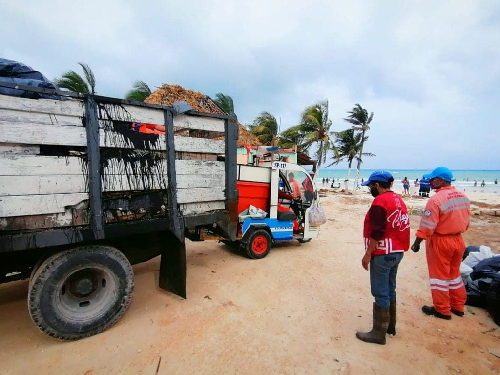 Continúan rehabilitaciones y apoyos a familias en Playa del Carmen tras paso de ciclones