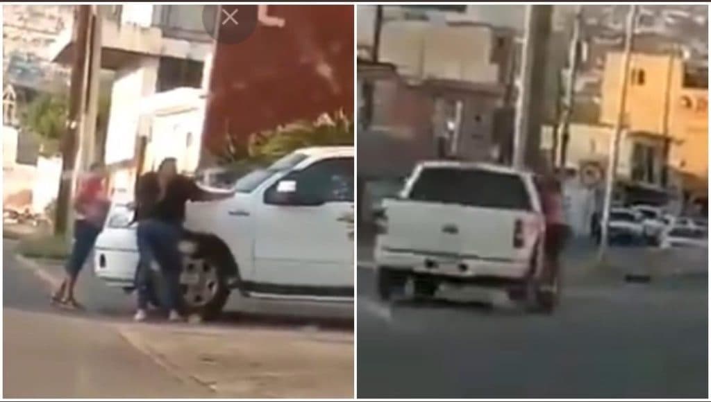 Video: Mujer cacha a su marido infiel y lo espera afuera del motel