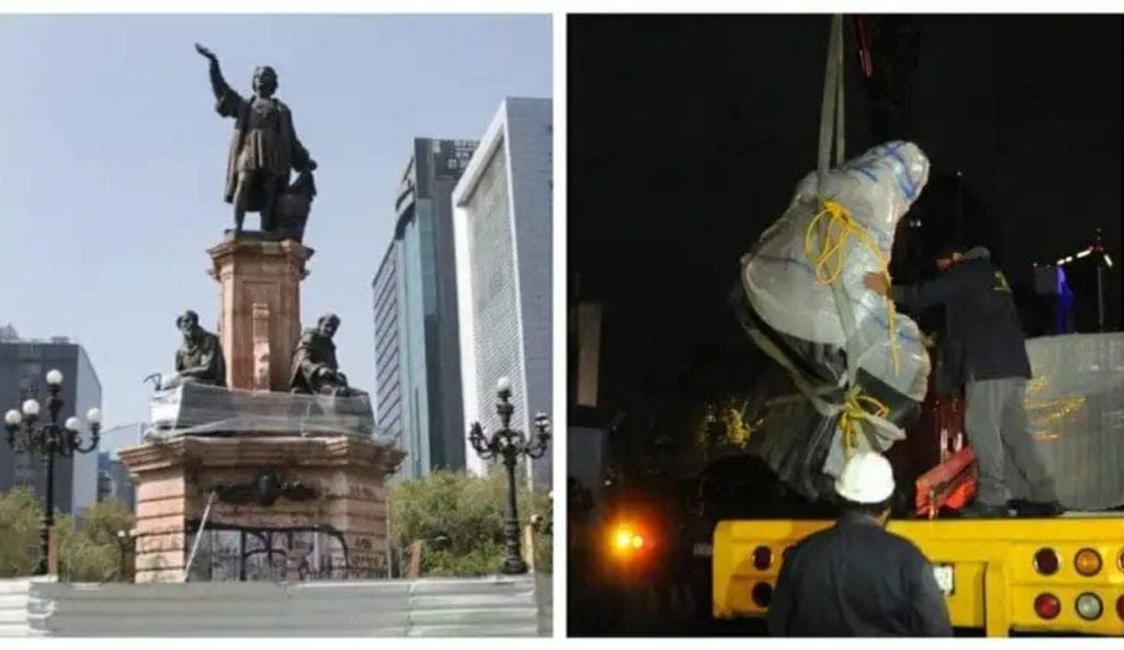 Con consulta, decidirán si estatua de Colón debe ser retirada o no de Reforma