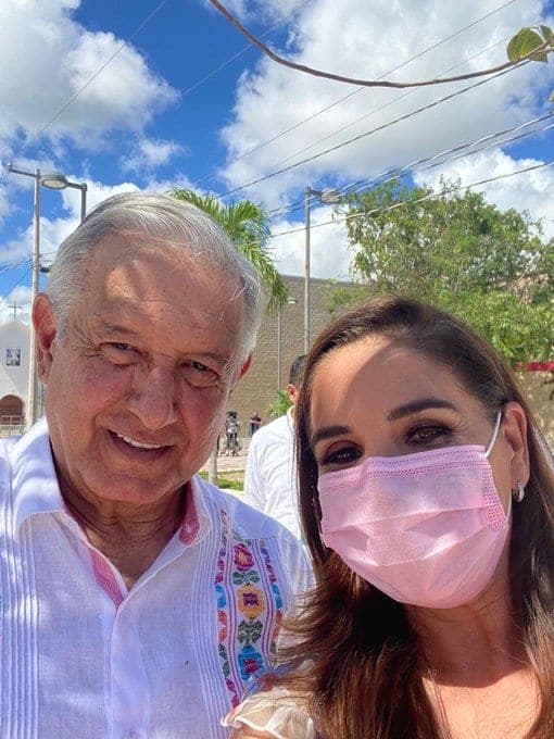 Festeja Mara Lezama anuncio de AMLO de más presupuesto a Cancún