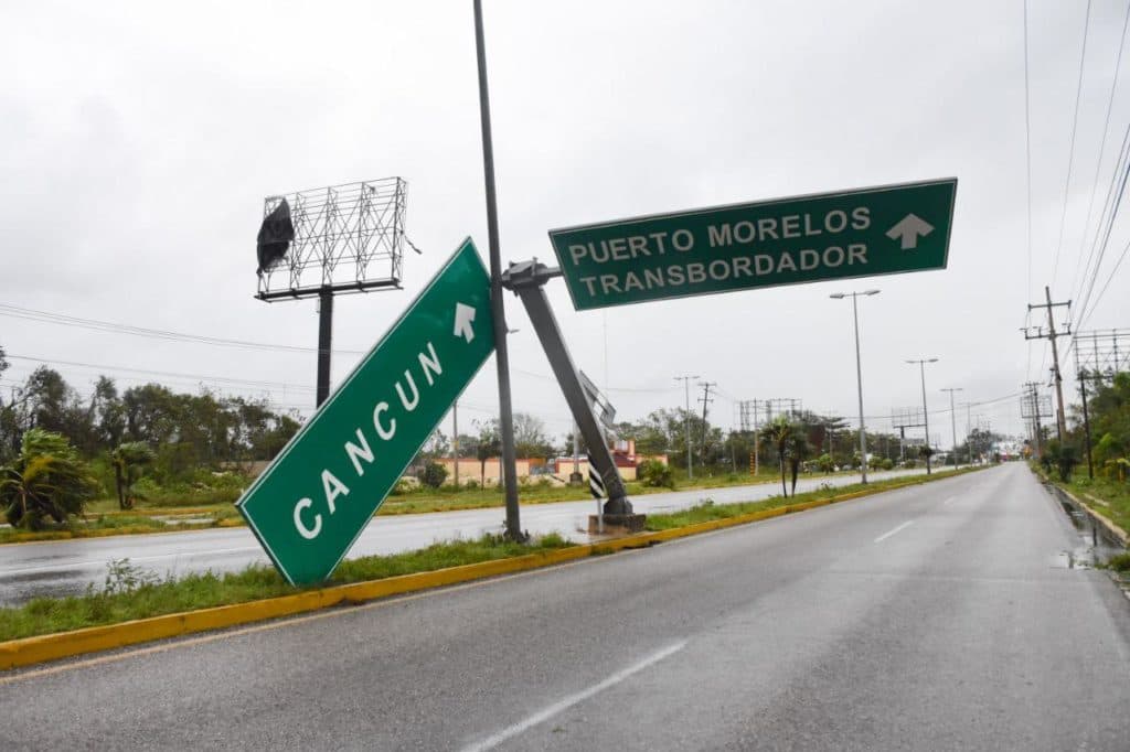 Reportan saldo blanco en Puerto Morelos tras paso de huracán "Delta"