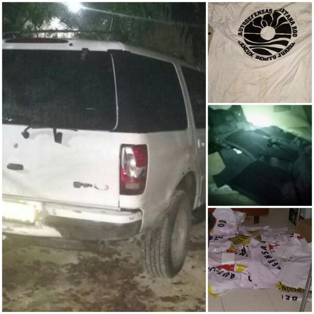 Autodefensas de Quintana Roo balearon a pareja; hay 5 detenidos