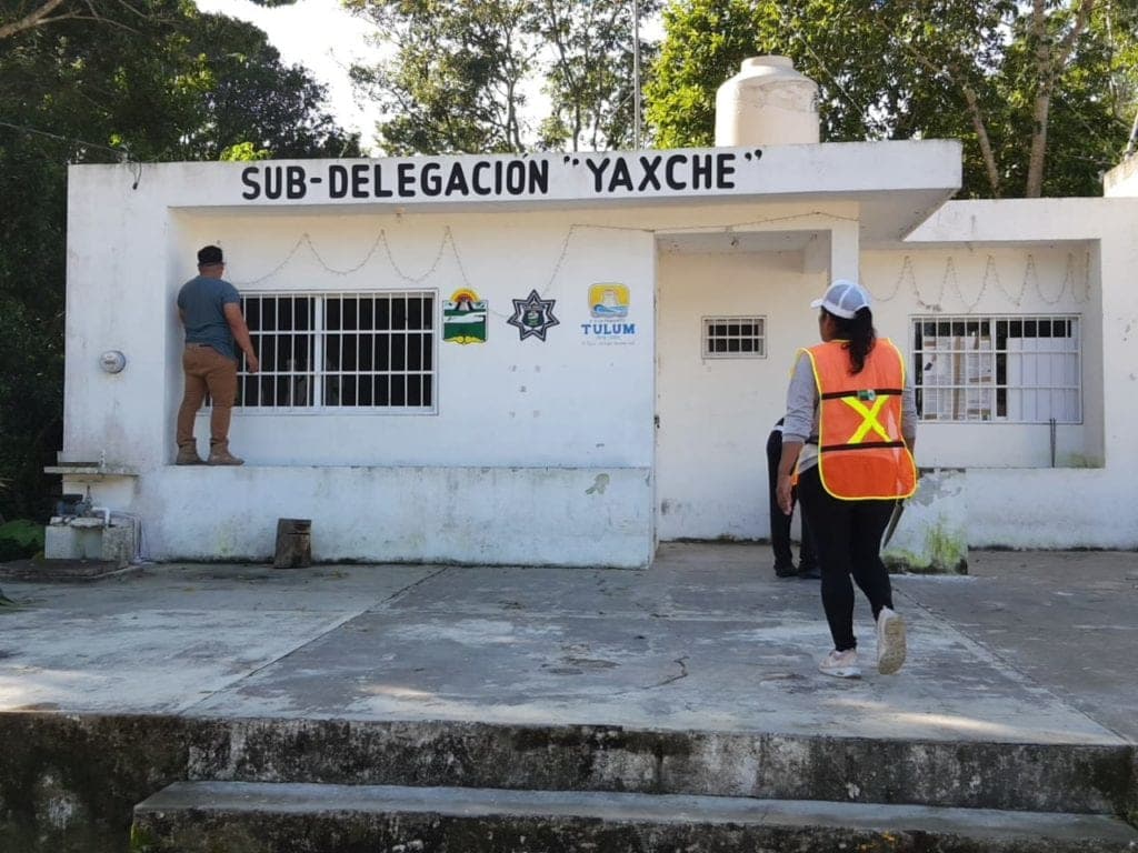 Yaxche con nueva imagen gracias a trabajos de limpieza y podado de árboles