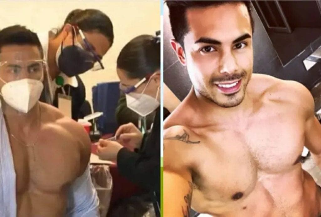 Él es el oftalmólogo que 'incendió' las redes durante la aplicación de vacunas anti Covid-19