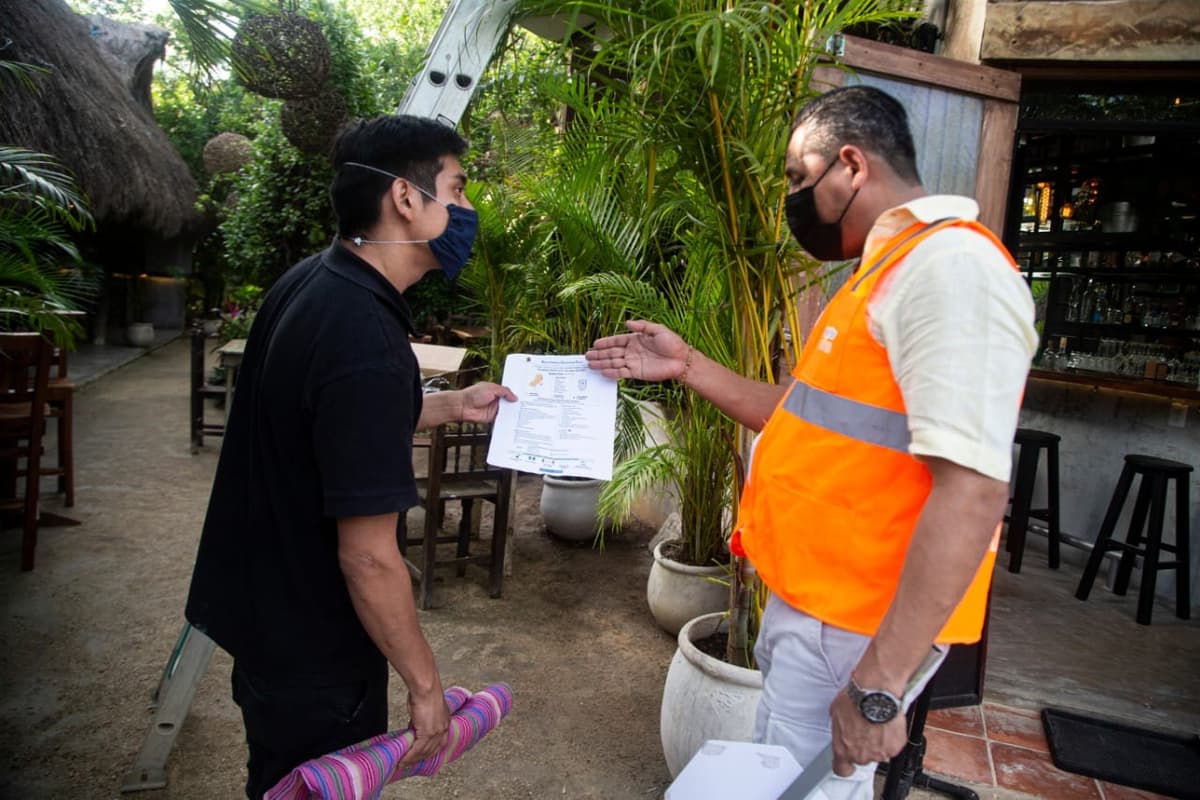 Reforzarán medidas sanitarias en Tulum por regreso del semáforo epidemiológico naranja