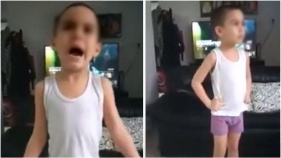 VIDEO: "¡Ya estoy harto de dibujar!" Niño de 6 años 'explota' por clases en línea y tareas