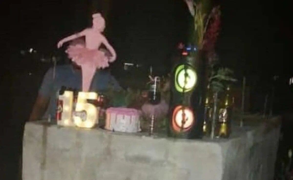 Padre 'celebra' los 15 años de su hija en su tumba y baila solo 'Tiempo de vals'