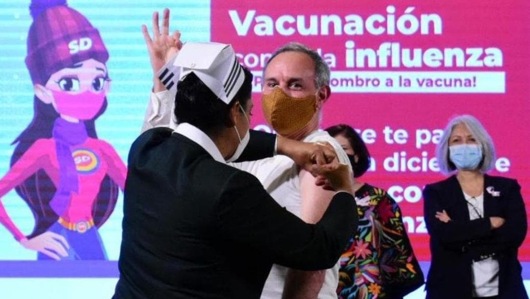 Gatell no se vacunó contra el Covid-19, sino contra la influenza