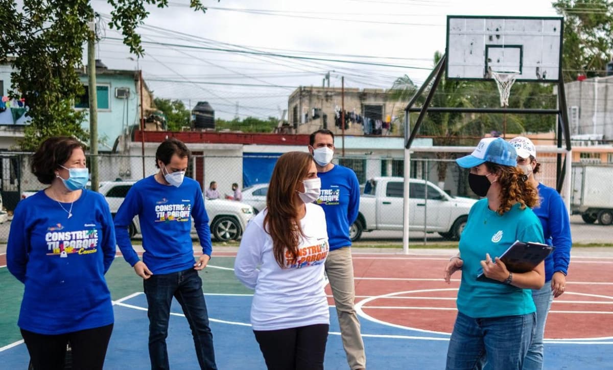 Rehabilitan parque “San Juan Bosco” en Cancún
