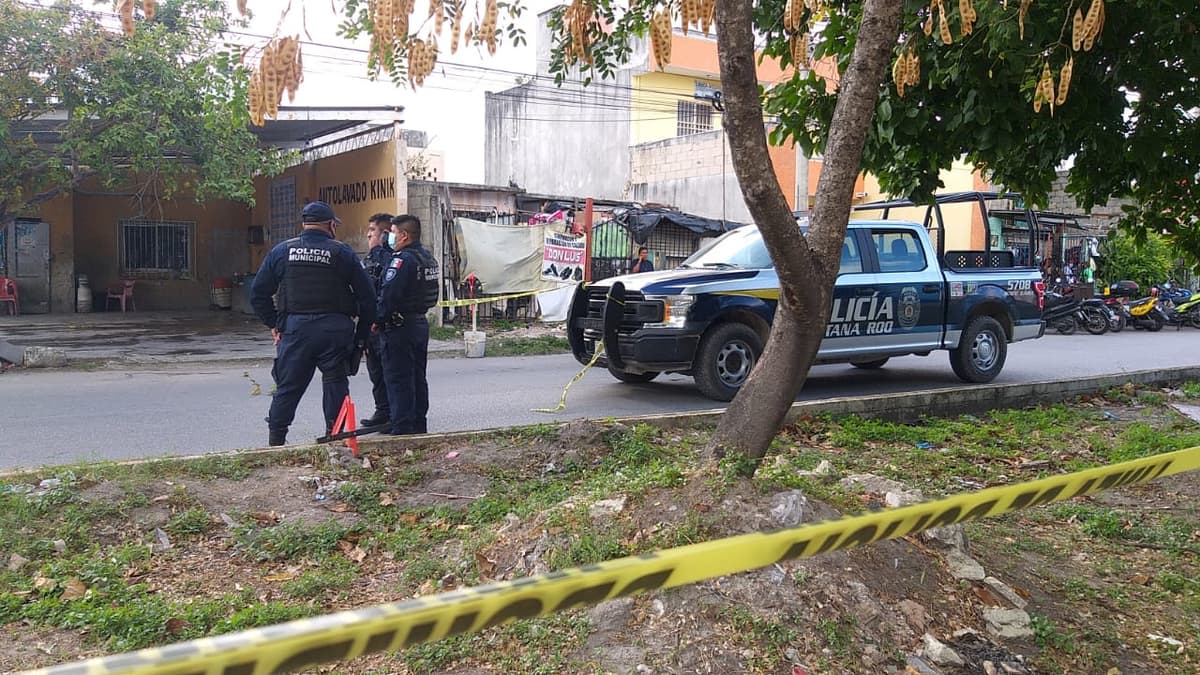 Reportan en Cancún tiroteo a una pareja de adultos mayores en la que fue herida una joven de 13 años