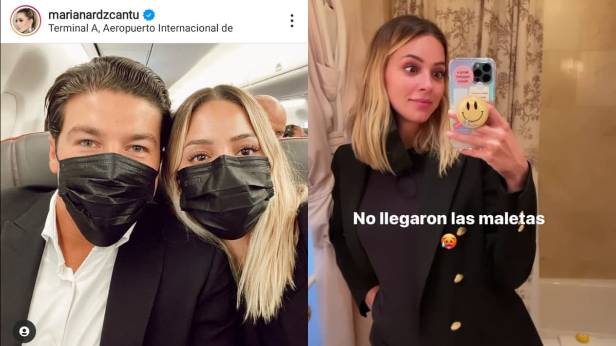 Samuel García y Mariana Rodríguez viajan a Washington pero... pierden sus maletas