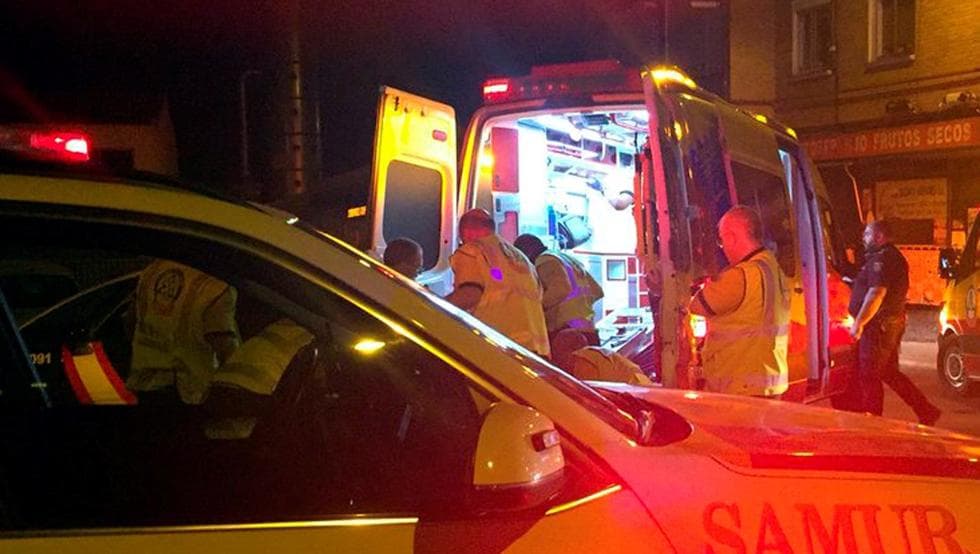 Cuatro personas resultan apuñaladas durante una riña en Madrid