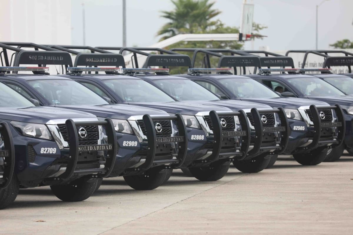 Refuerzan seguridad de Playa del Carmen con 25 nuevas patrullas