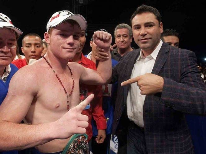 Óscar de la Hoya ataca a 'Canelo' y el mexicano explota