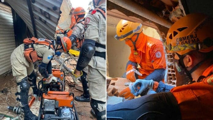 Desplome de un edificio de Río de Janeiro causa un muerto y tres heridos