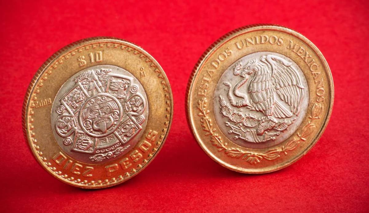 Conoce las monedas de 10 pesos que se venden hasta en 45 mil pesos