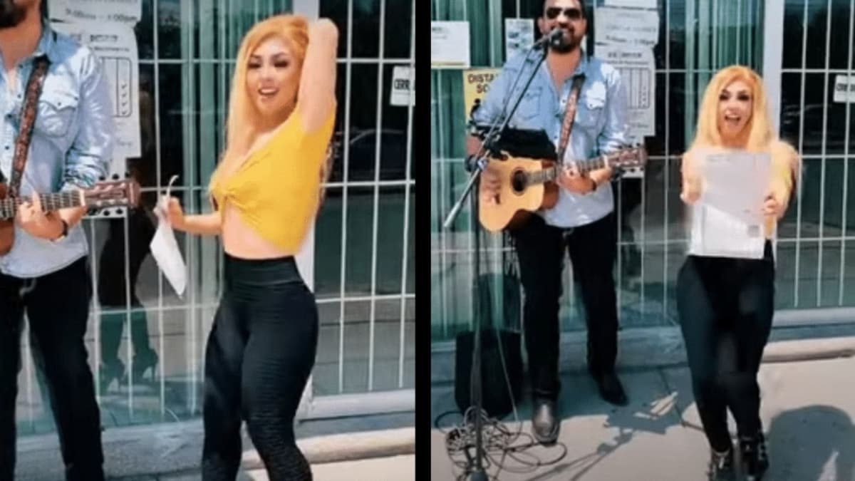 Video: ¡Por todo lo alto! Mujer celebra su divorcio con banda musical en el Registro Civil
