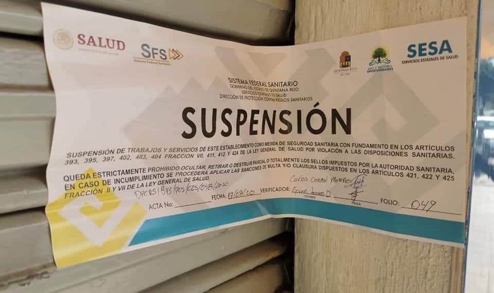 Gobierno recauda 46 mdp en multas por violaciones a medidas sanitarias