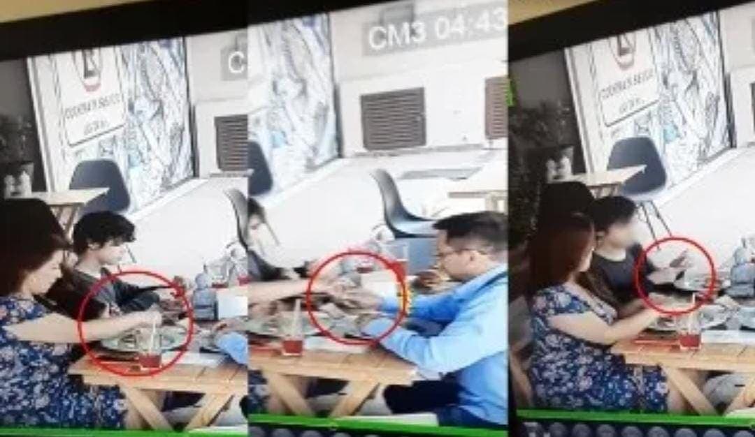 Video: Familia pone pelos en su comida para no pagar la cuenta