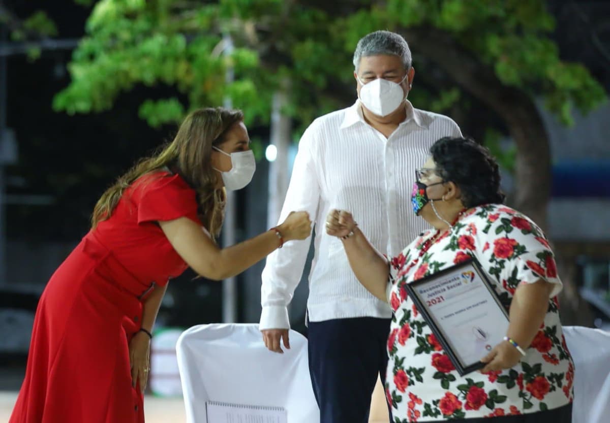 Reconoce Mara Lezama a impulsores de la justicia social en Cancún
