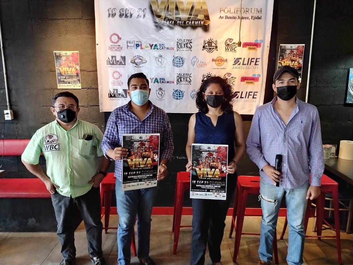 Playa del Carmen albergará primer evento de boxeo con público desde la pandemia