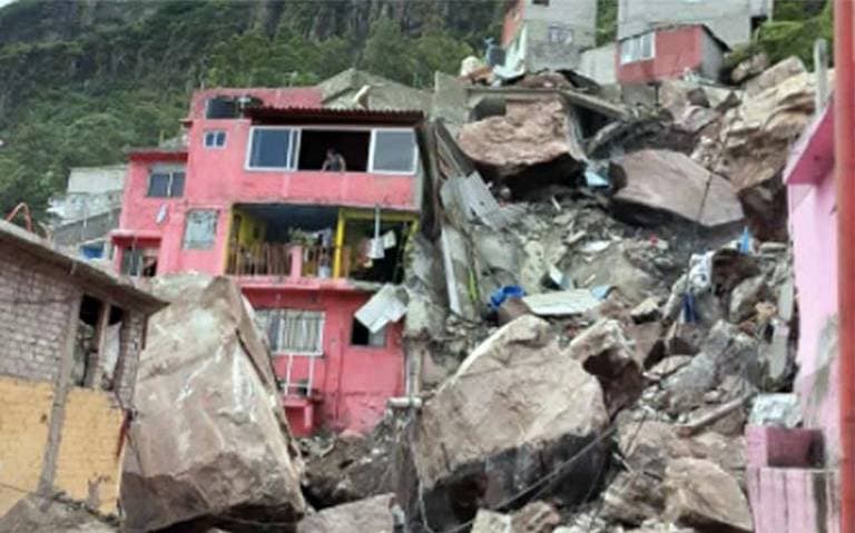 Fallecido por desgajamiento en el Cerro del Chiquihuite