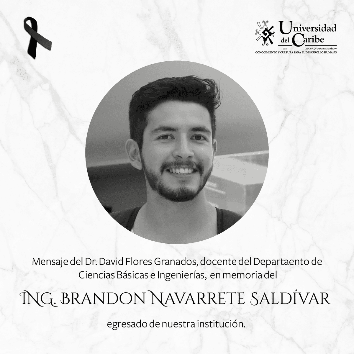 Recuerdan a Brandon Josué, cancunense asesinado por asaltante; desarrollaba app contra inseguridad