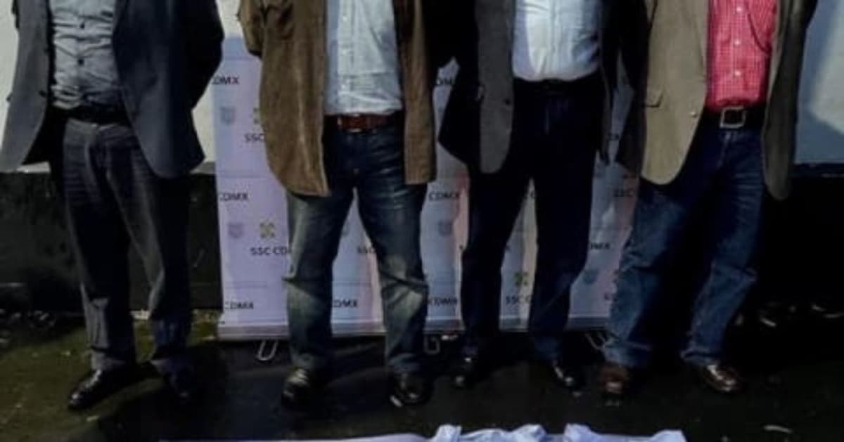 Detienen a 4 hombres armados en Polanco con 3 millones de pesos