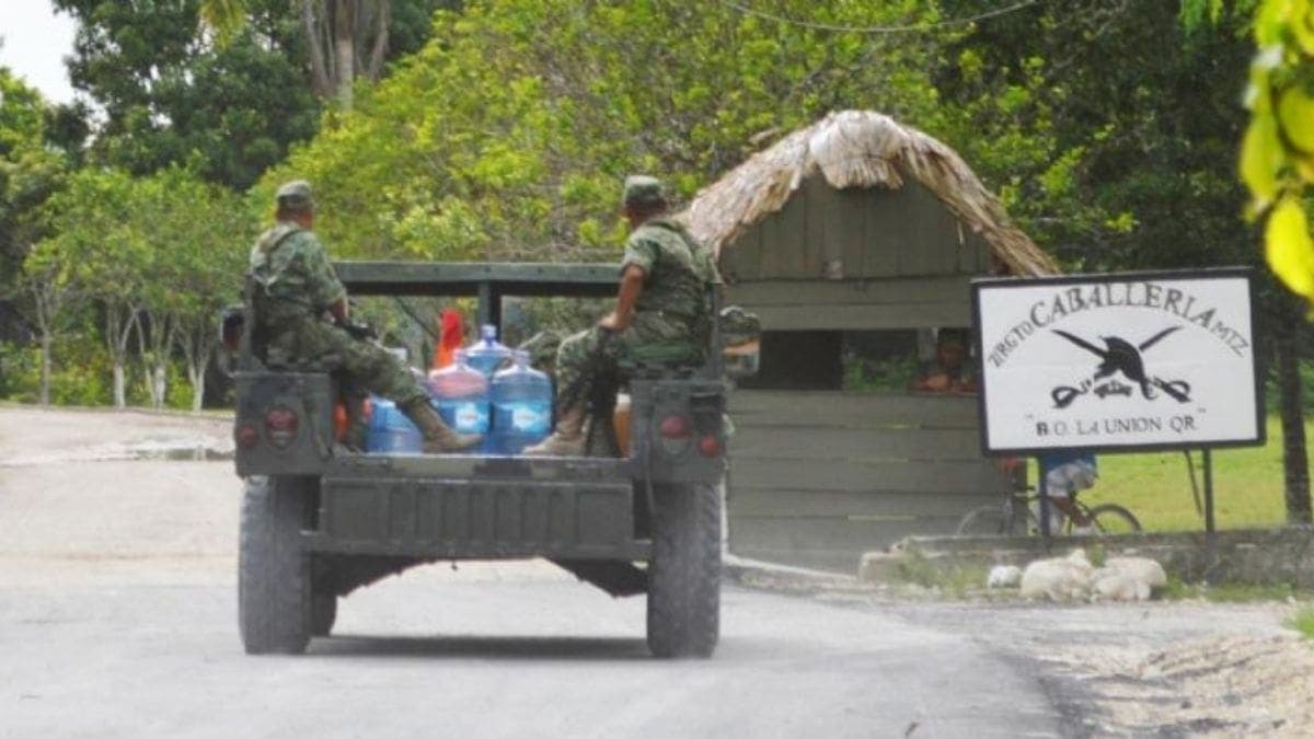 Mantienen operativo en la frontera con Belice por enfrentamiento entre militares y hombres armados