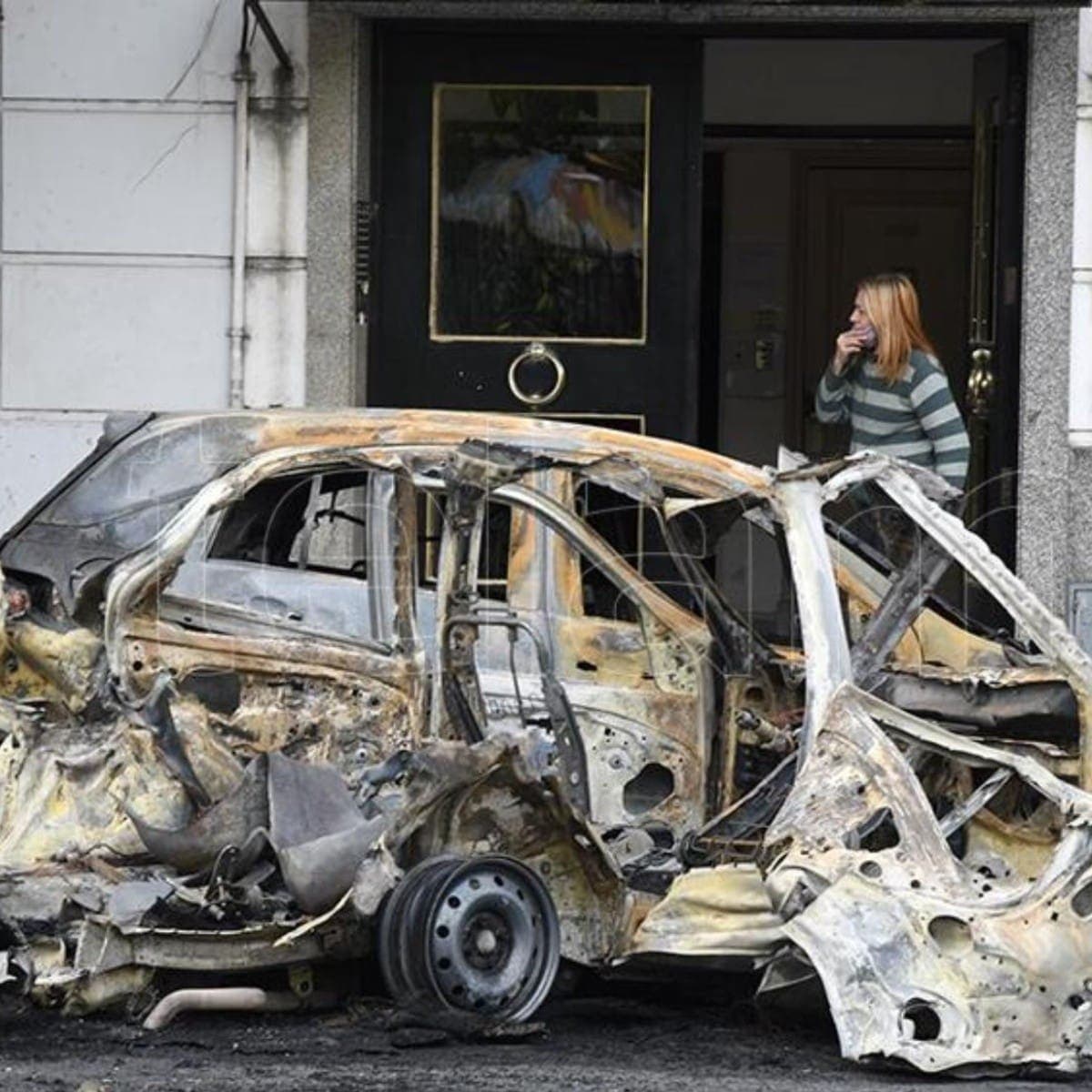 Video inédito: explota taxi en Buenos Aires
