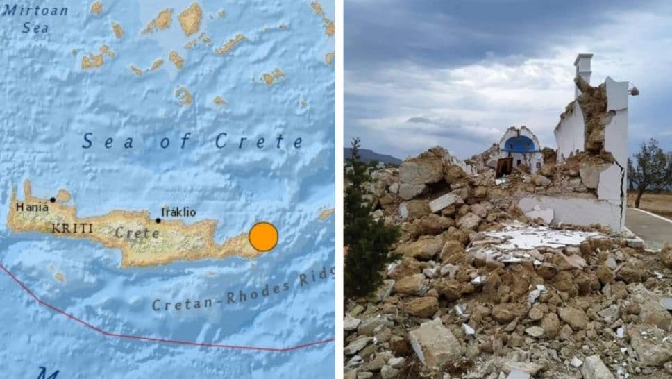 VIDEOS: Sismo de 6.3 sacude isla de Creta, en Grecia