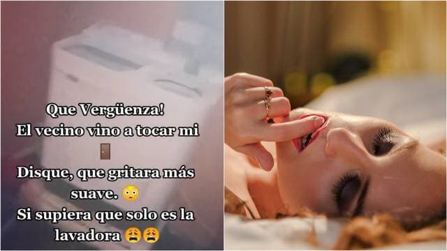 VIDEO: Vecinos le reclaman por 'gritos apasionados' y resulta ser su lavadora vieja