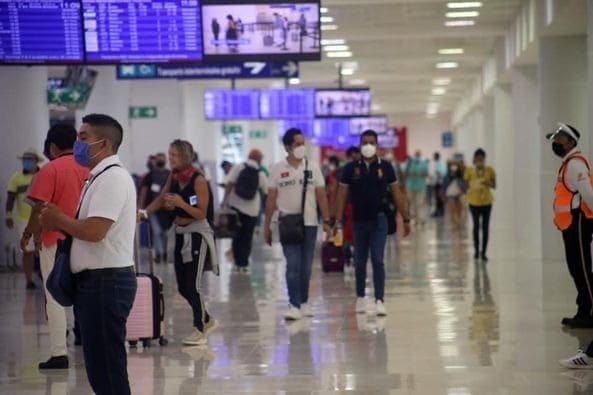 Aeropuerto de Cancún, cerca de los 400 vuelos este viernes
