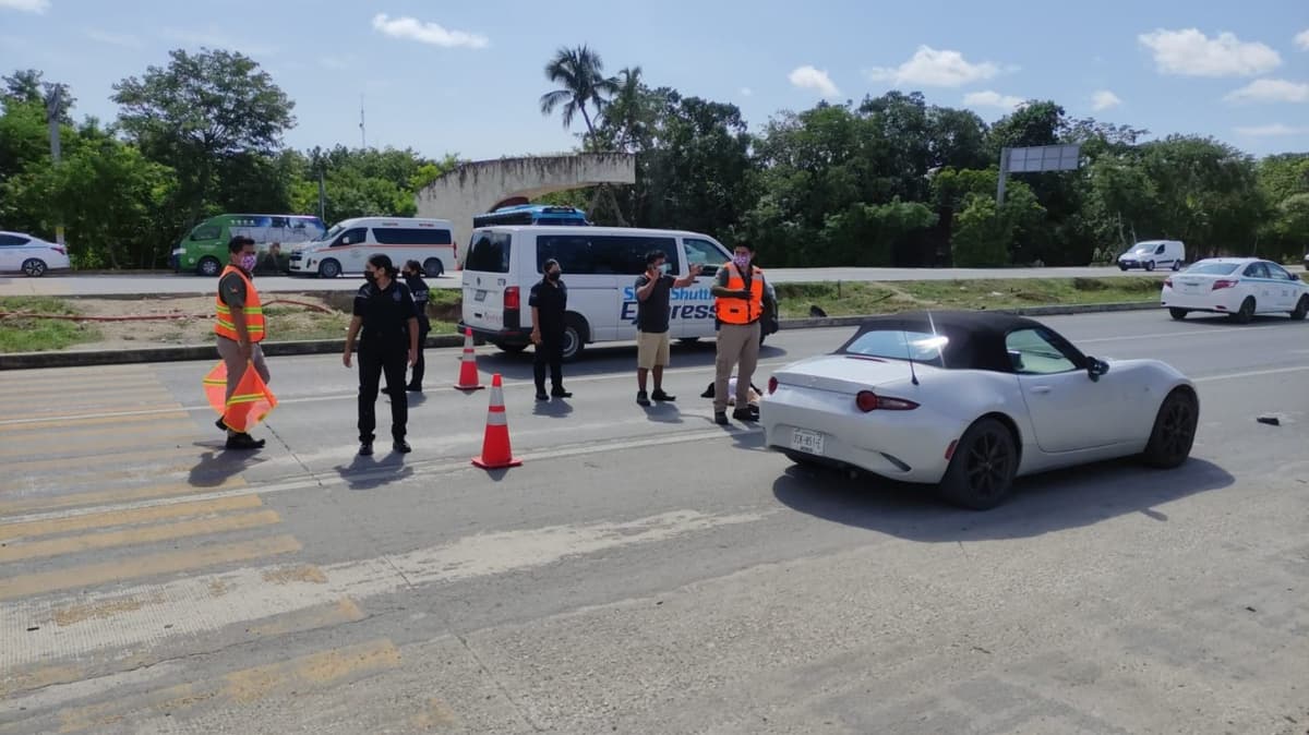Muere mujer atropellada por un auto en Playa del Carmen; culpable se da a la fuga