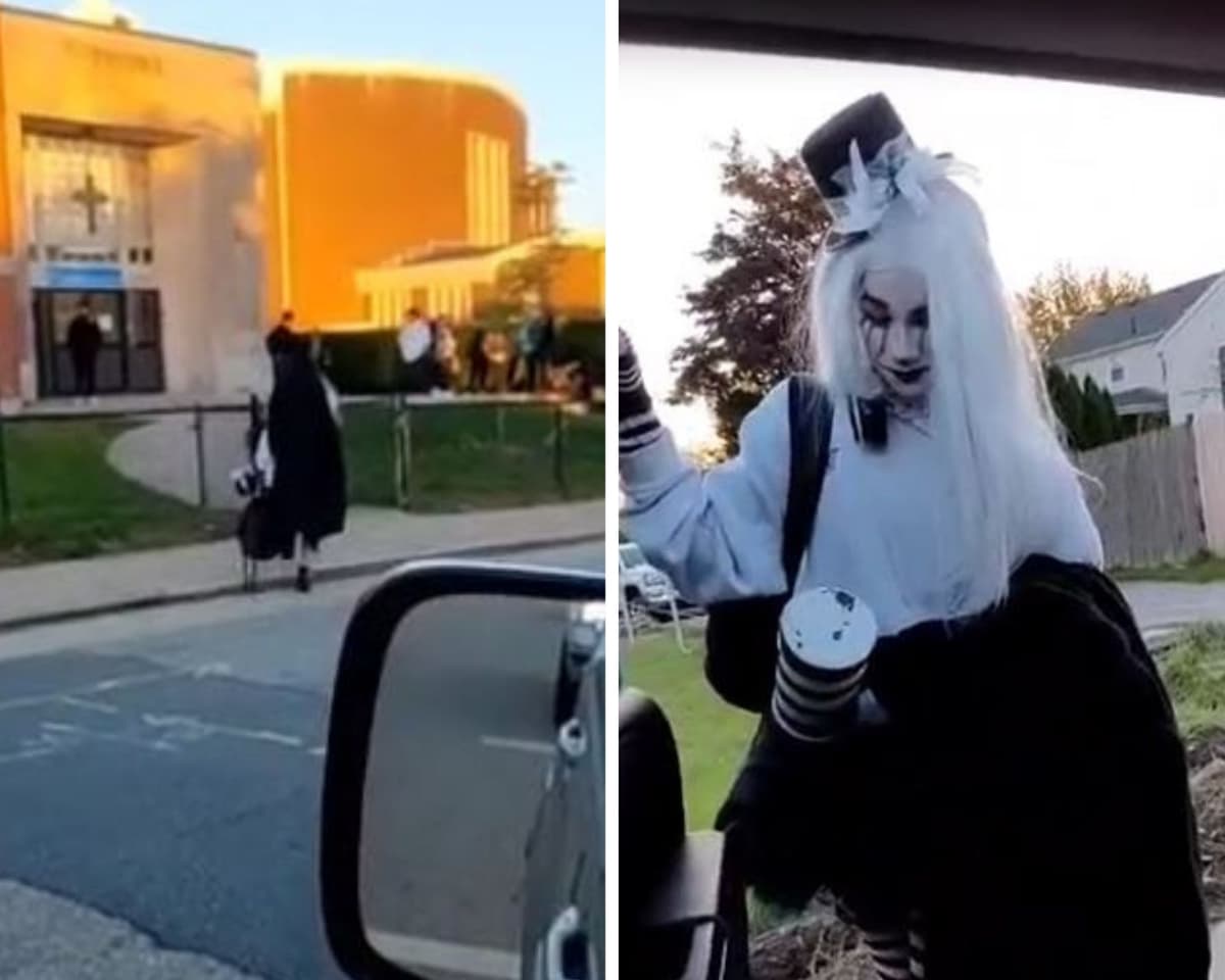 ESO MAMONA: Invitan a ir disfrazados a su escuela, es el único y causa sensación